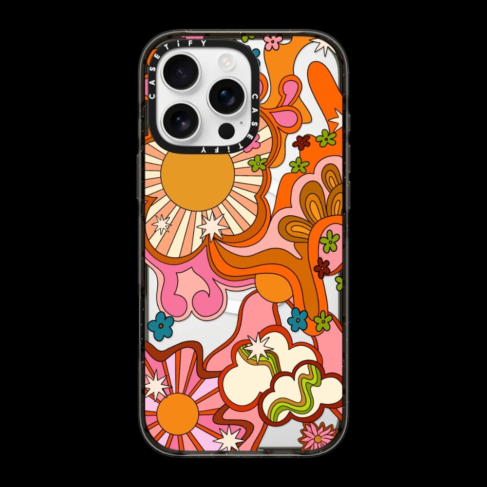 Casetify Seventies Psychedelic by Illustrated by Charlie iPhone16 Pro Max